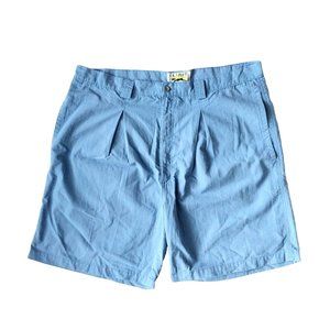 Le Tigre Men's Chino Golf Shorts Blue Size 40 Vintage